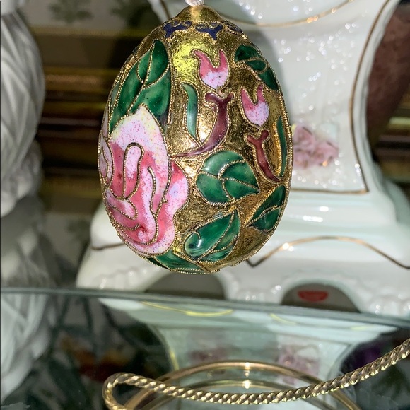 Decorated EGG ornament - Picture 4 of 5